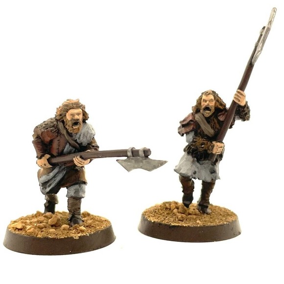 Wildmen of Dunland 2 Painted Miniatures Wild Human Barbarian Middle-Earth